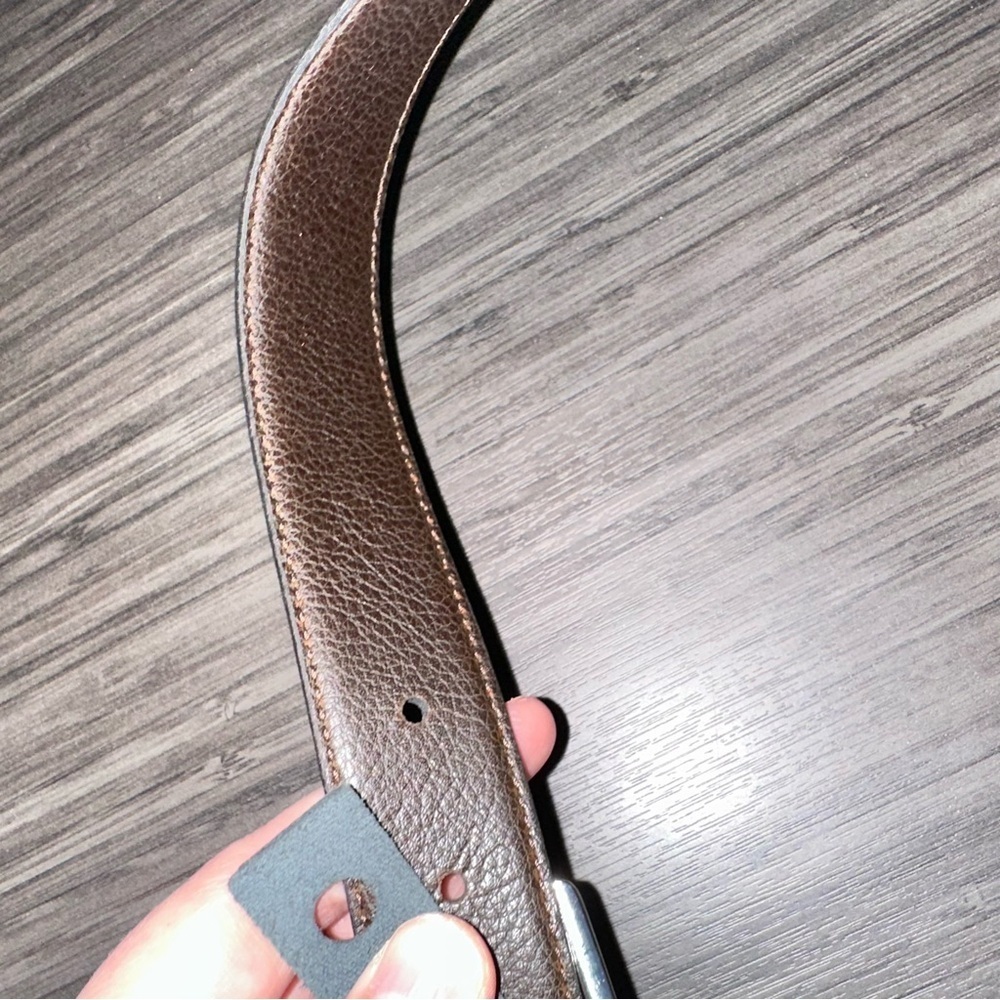 Zara Man Reversible Leather Belt - Picture 6 of 7